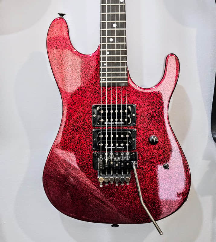 1988 Kramer Nighswan | Ultra-Rare Red Sparkle | OHSC image 1
