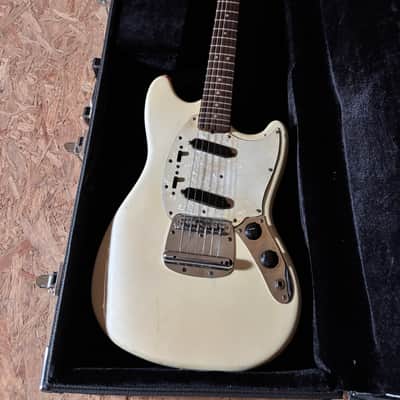 Fender Mustang 1973 - Blonde (White) image 2