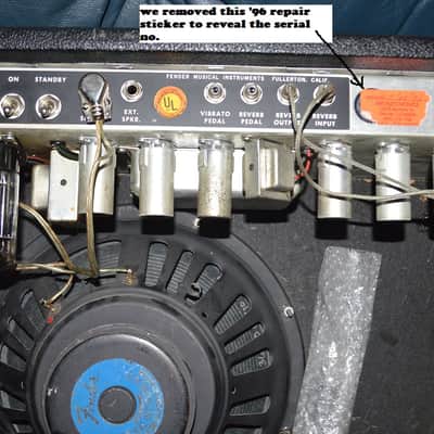 Fender Deluxe Reverb 1971 - Black Tolex image 8
