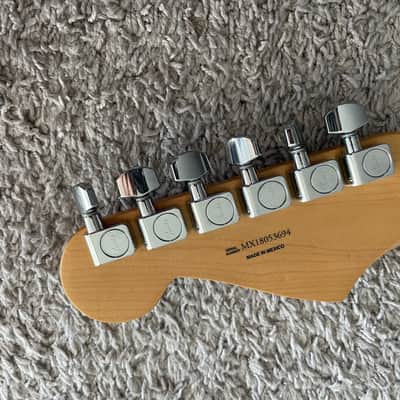 Fender Player Stratocaster 2018 MIM Surf Pearl Green Maple FB Modified Guitar image 6