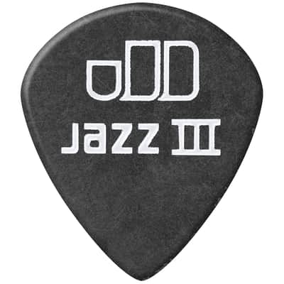 482P150 Tortex Pitch Black Jazz III 1,50 mm Sachet de 12 Dunlop image 3