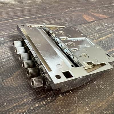Unused ANSWER SHIFT-2001 Roller Saddle Tremolo Bridge Chrome w/ Locking Nut image 9