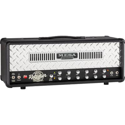 Mesa Boogie 90s Dual Rectifier Standard Head Amplifier - Black Bronco image 4