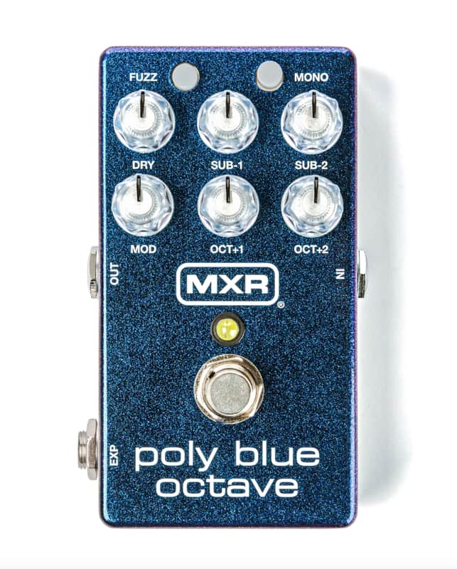 MXR M306 Poly Blue Octave pedal Polyphonic with Fuzz and Modulation. New! image 1