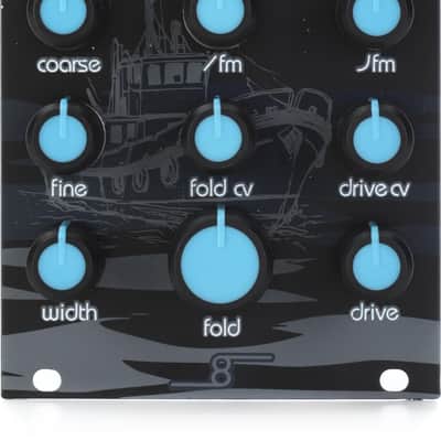 Cre8audio Capt'n Big-O Eurorack VCO Module with Waveshaping image 1