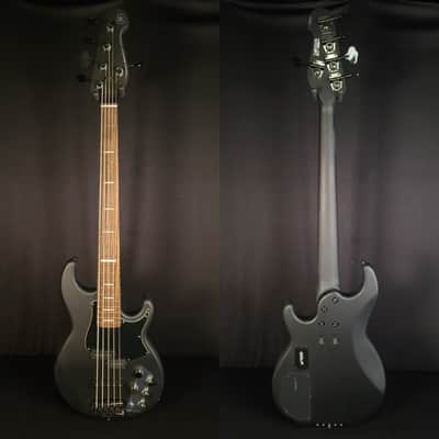 Yamaha BB735A Active 5 String Matte Black Bass w/bag image 3
