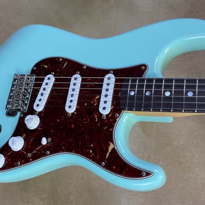 Fender Custom Shop Strat NOS '65 Stratocaster Surf Green Guitar image 3