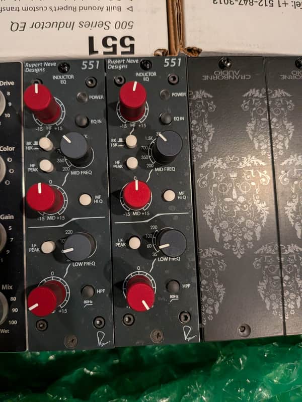 Rupert Neve Designs 551 500 Series Inductor EQ Module 2014 - Present - Shelford Blue image 1