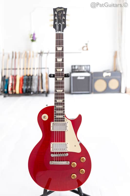 2020 Gibson Custom Shop Les Paul 58 Reissue in Sweet Cherry Red R8 1958 Flame Top image 1