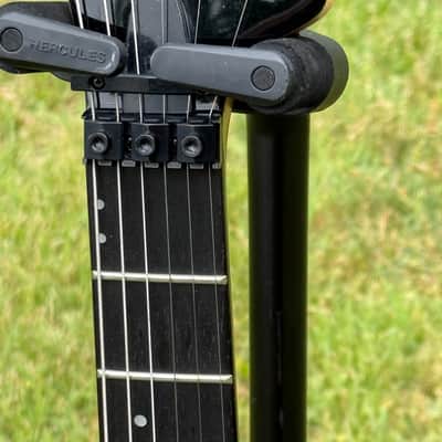 Kramer NightSwan Electric Guitar Black with Blue Polka Dot image 4