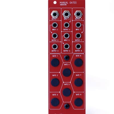 ADDAC System 304 Manual Gates 2018 Black Or Red image 2