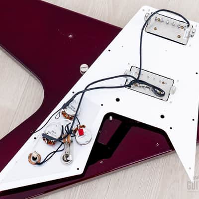 2014 Edwards by ESP E-FV-120D Flying V Cherry Red w/ Seymour Duncan, Hangtags image 15