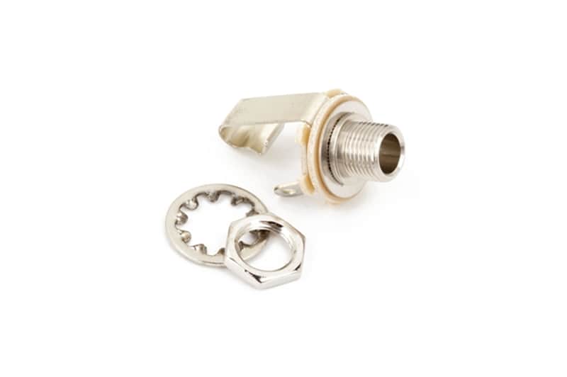 Immagine Fender 002-1956-049 1/4" 2-Conductor Guitar Output Jack with Mounting Hardware - 1