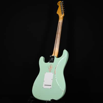 Fender Custom Shop Limited Edition Fat '54 Stratocaster Relic/ Closet Classic Hardware- Super Faded Aged Surf Green 2024 (LXX0565) image 15