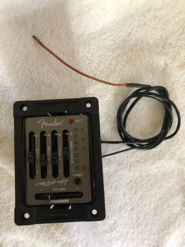 Fender Classic 4T Acoustic Preamp Black (By Fishman) image 1