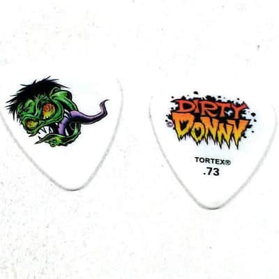 Dunlop Guitar Picks Tortex Dirty Donny Guitar Warrior .73mm 36 Pack image 2