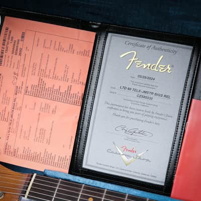 2024 Fender Custom Shop LTD 60s Tele Jazzmaster Bigsby Burnt Copper Relic image 21