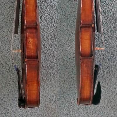 RESTORED ANTIQUE HOPF 4/4 GERMAN TRADE VIOLIN STRADIVARIUS COPY WITH CASE image 6