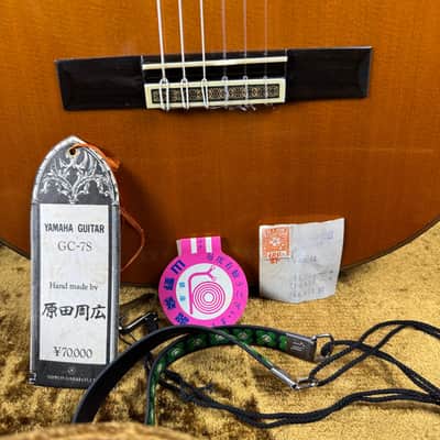 Yamaha Grand Concert GC-7S w/Tags & Receipt Cedar Top - Hiroshi Harada 1978 image 3