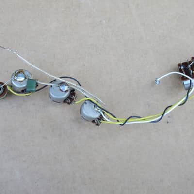 Vintage Teisco Pots Switch Input Jack Wiring Harness Fits National Univox Sakai Holiday Polaris Kay Kent image 4