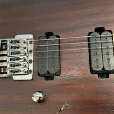 LOADED Original Ibanez Guitar BODY RG721RW PREMIUM in Charcoal Brown Flat (CNF) image 8