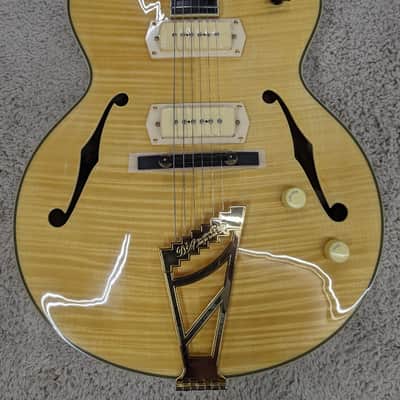 D'Angelico Excel 59 Hollowbody Electric Guitar w/Case, Natural DAE59NACGT #1 image 4