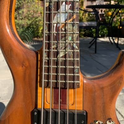 Tobias Signature 5 String CUSTOM (mid-90's) Woods and Mother of Pearl image 6