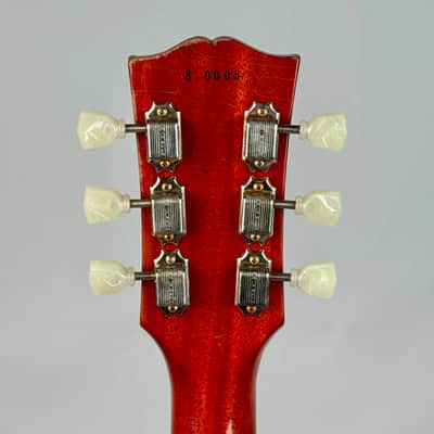2018 Gibson Tom Murphy Painted & Aged R8 '58 Reissue Les Paul Standard Ice Tea Burst image 6