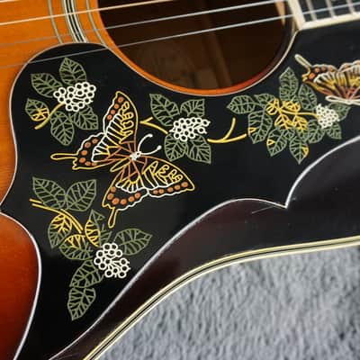 Yamaha L-8S Jumbo Acoustic Guitar MIJ Japan Vintage Sunburst w/ Original Hard Case image 9
