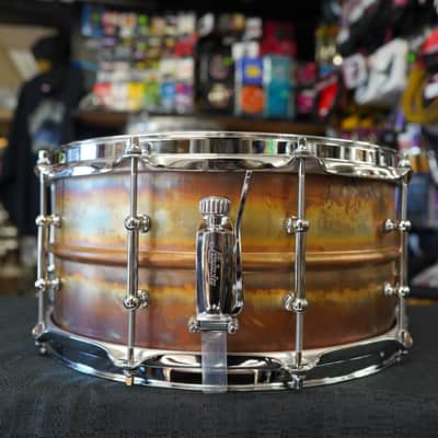 Ludwig 6.5x14" Raw Bronze Snare Drum w/ Tube Lugs image 2