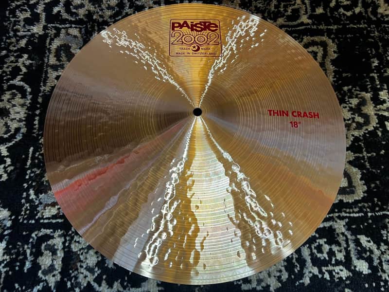 Paiste 18" 2002 Thin Crash Cymbal image 1