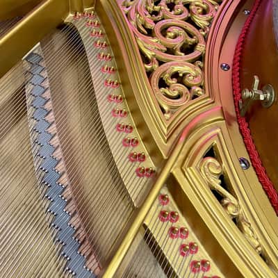 Immagine HAAKE HANNOVER PIANOFORTE CODINO RADICA DI NOCE - 8