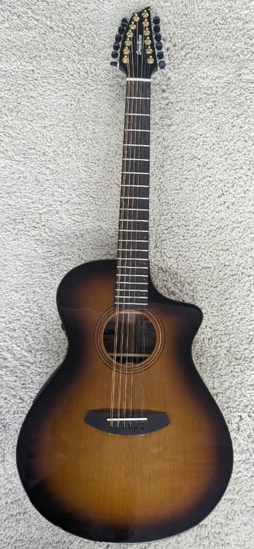 Breedlove Organic Solo Pro Concert Edgeburst 12 String CE Acoustic Electric image 1