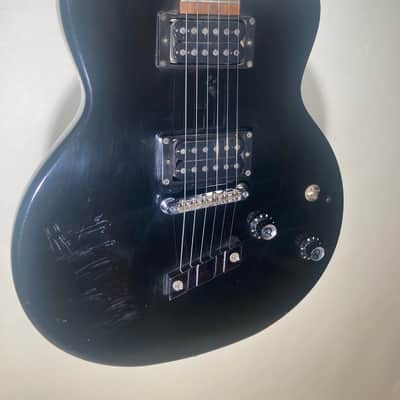 De Armond 90s Electric Guitar (M-65) - Black - In-House Adjusted image 2
