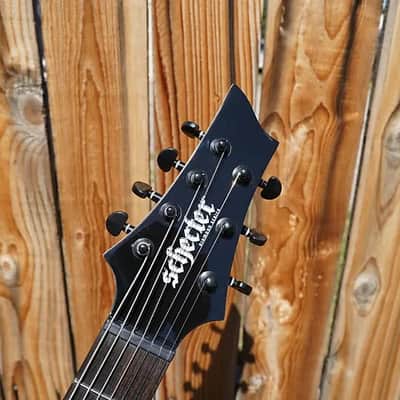 Schecter DIAMOND SERIES Sunset-7 Triad - Gloss Black 7-String Electric Guitar image 6