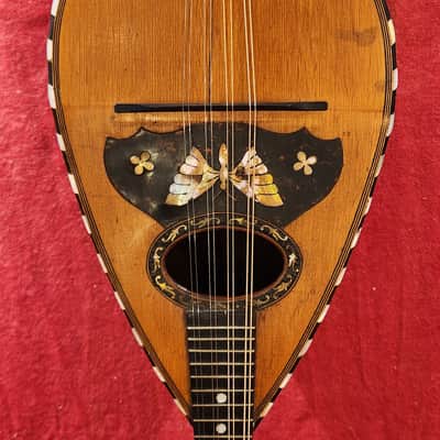 Vintage Bowl-Back Mandolin Natural - FULLY RESTORED - Brazilian Rosewood Back!! image 4
