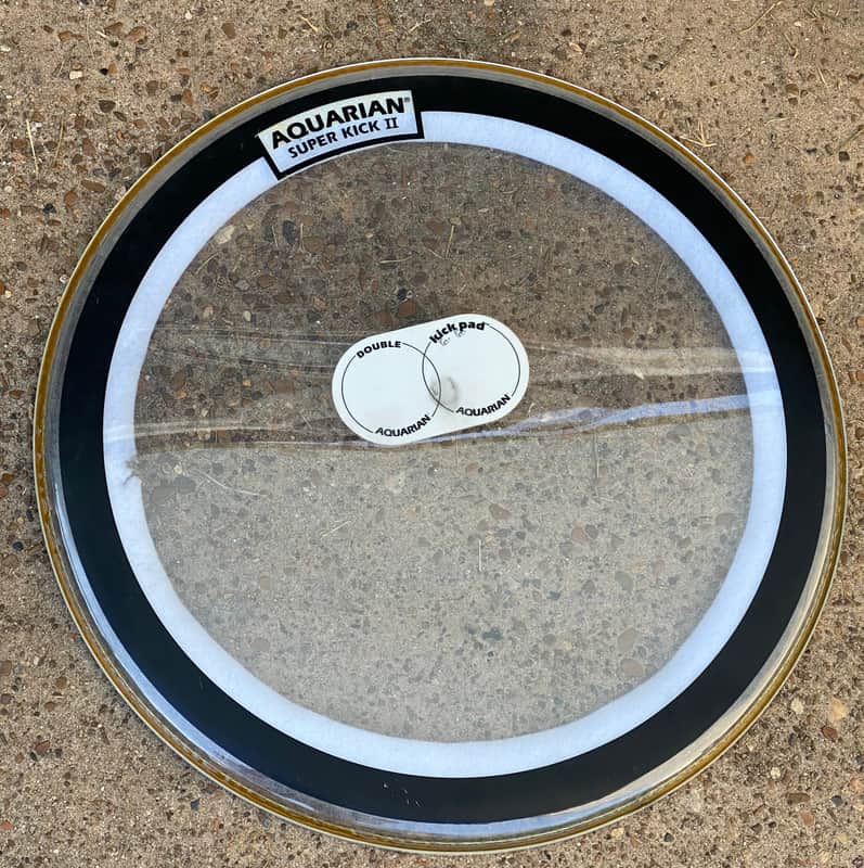 Aquarian SKII24-U Bass Drum Head - 50% Off! $25