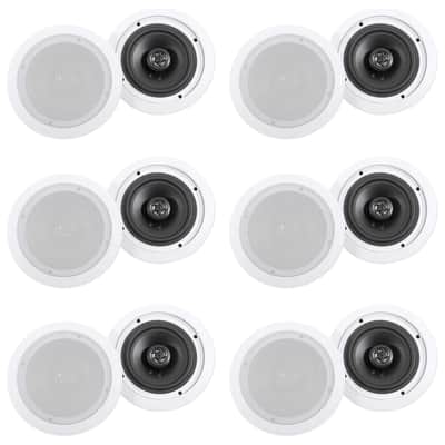 (12) Rockville HC655-16 6.5" 500 Watt In-Ceiling Home Theater Speakers 16 Ohm image 12