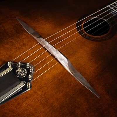 Eastman DM1-CLA Gypsy Jazz, Spruce, Rosewood, Cutaway, Dark Burst - NEW OLD STOCK image 12