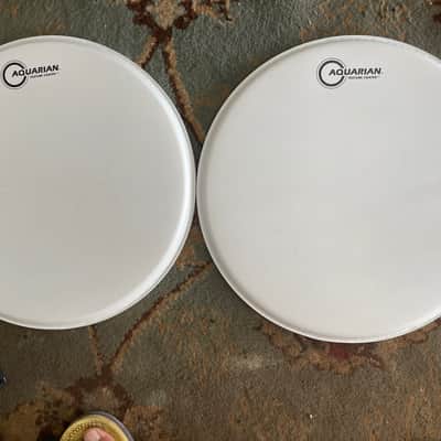 Aquarian TC14-U 14" Texture Coated Drum Head 2010s - White Coated image 2