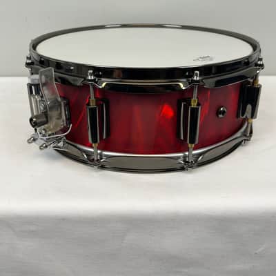 Drum Craft Series 7 Birch Snare - Red Satin Flame image 5