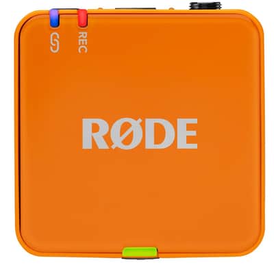 Rode Wireless GO (Gen 3) Compact Wireless Microphone System (Orange) with 2x Rode Lavalier II image 4
