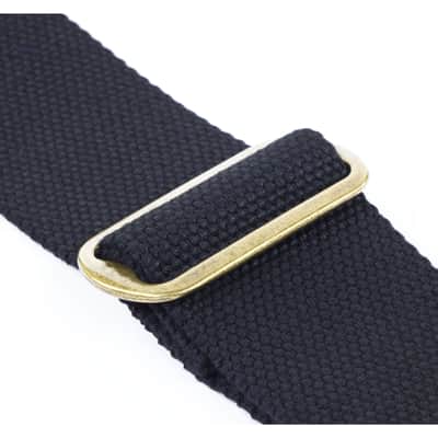 Fender Cotton Strap Black with oval Fender Logo - Strap for Guitars image 4