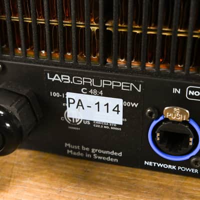 Lab Gruppen C 48:4 4800W 4-Channel Power Amplifier CG015P3 image 10