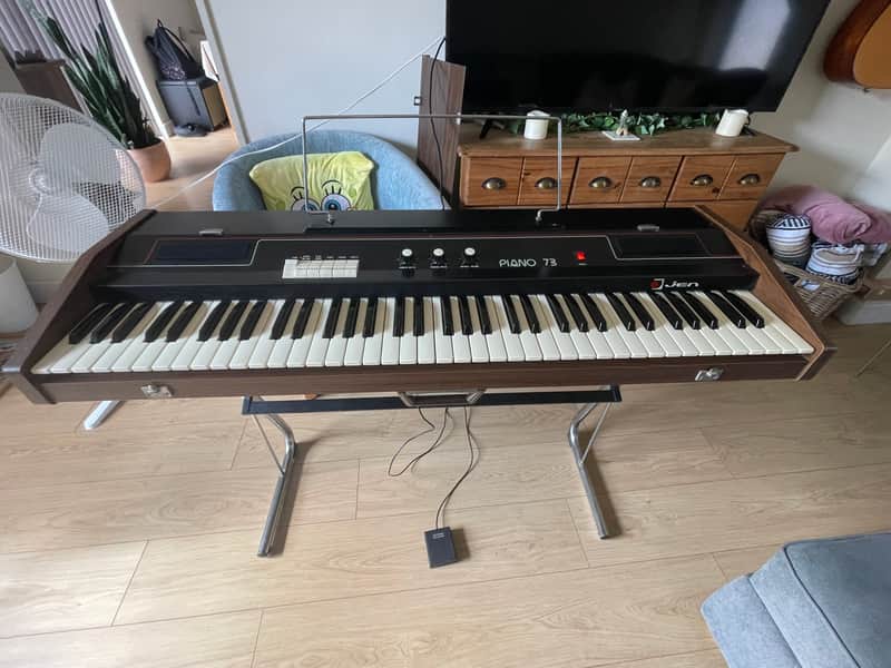 Super Rare Jen 73 Piano Electronic Organ Electric Italian Synth Synthesiser Made in Italy Analog 73 Key image 1