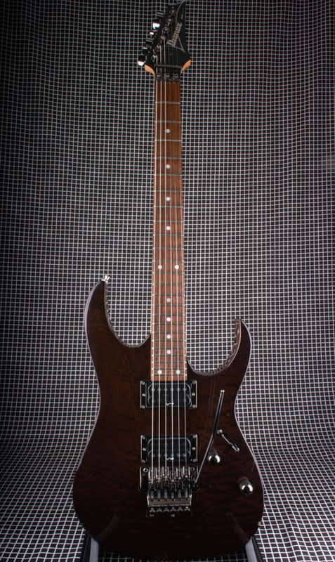 2000 Ibanez (Japan) RG520QS with Quilted Sapele Top & Ibanez Hard Case image 1