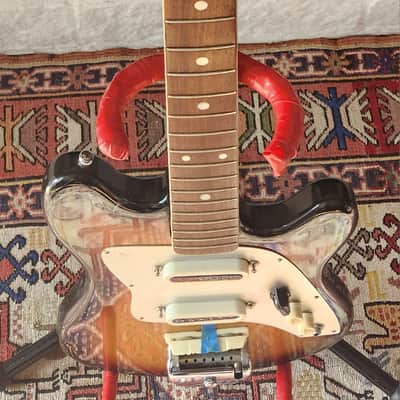 RARE! Kent Polaris II Sunburst w Trem System 1965 Japan image 12