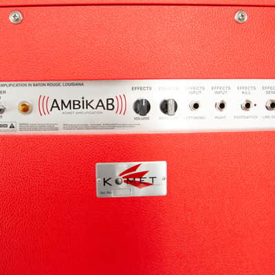 KOMET Ambikab in rot, 160Watt Gitarrenbox (3-Weg Wet/Dry/Wet), Celestion Speaker image 3