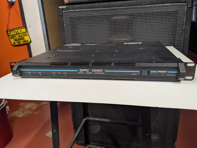 Peavey DPC 1000 Single Rack Space 1000 Watt Stereo Power Amplifier - Looks And Sounds Excellent! image 1