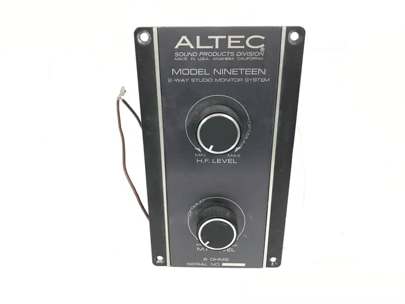 Single) Altec Lansing Model 19 Crossover | Reverb